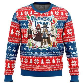 Christmas Joy Mushoku Tensei: Jobless Reincarnation Ugly Christmas Sweater, Ugly Christmas Sweater For Men Women | Favorety AU