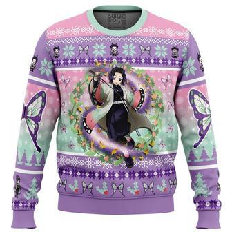 Christmas Kochou Shinobu Demon Slayer Ugly Christmas Sweater, Ugly Christmas Sweater For Men Women | Favorety DE