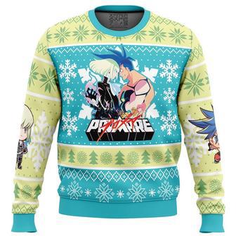 Christmas Snowflakes Promare Christmas Sweater, Ugly Christmas Sweater For Men Women | Favorety