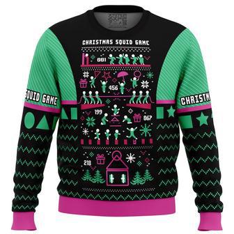 Christmas Squid Game Ugly Christmas Sweater, Ugly Christmas Sweater For Men Women, ShopKetharses Shop | Favorety CA