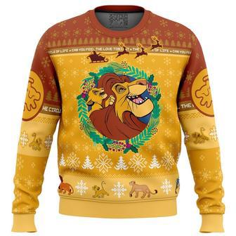 Christmas The Lion King Disney Ugly Christmas Sweater, Ugly Christmas Sweater For Men Women | Favorety AU