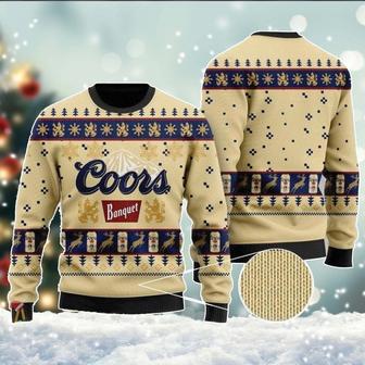 Co-ors Banquet Ugly Christmas Sweater, Beer Winter Xmas Sweatshirts, Beer Logo All Over Printed Sweater | Favorety CA