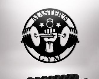 Custom Metal Gym Sign, Personalized Fitness Wall Sign, Established Sign, Gym Wall Decor - Thegiftio