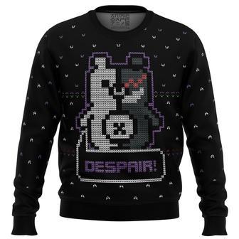 Danganropa Monokuma Despair Ugly Christmas Sweater, Ugly Christmas Sweater For Men Women | Favorety