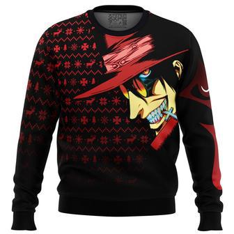 Dark Fanstasy Alucard Hellsing Ugly Christmas Sweater, Ugly Christmas Sweater For Men Women | Favorety AU