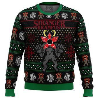 Demogorgon Stranger Krampus Stranger Things Ugly Christmas Sweater, Ugly Christmas Sweater For Men Women | Favorety UK