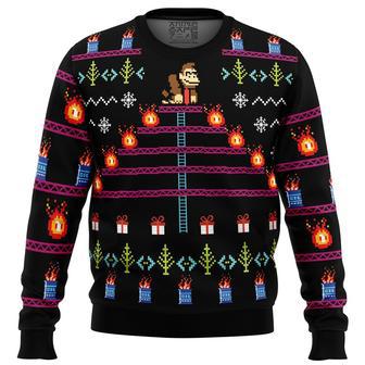 Donkey Kong Ugly Christmas Sweater, Ugly Christmas Sweater For Men Women, ShopKetharses Shop | Favorety