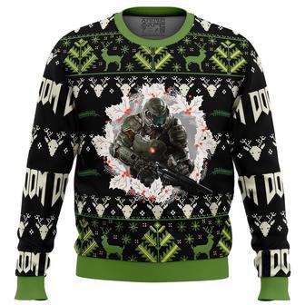 Doom v2 Ugly Christmas Sweater, Ugly Christmas Sweater For Men Women, ShopKetharses Shop | Favorety CA