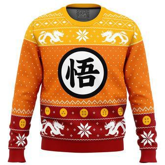 Dragon Ball Z Goku Christmas Ugly Christmas Sweater, Ugly Christmas Sweater For Men Women | Favorety UK