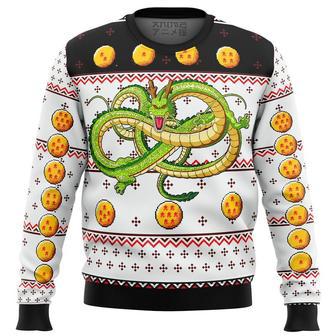 Dragonball Z Shenron Ugly Christmas Sweater, Ugly Christmas Sweater For Men Women, ShopKetharses Shop | Favorety AU