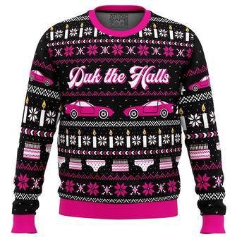 Duk the Halls Sixteen Candles Ugly Christmas Sweater, Ugly Christmas Sweater For Men Women | Favorety DE