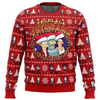 Fa-La-La-La Futurama Ugly Christmas Sweater, Ugly Christmas Sweater For Men Women, ShopKetharses Shop | Favorety DE