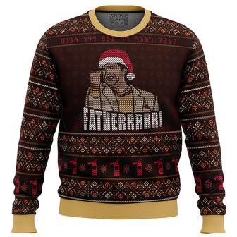 Fatherrrr The IT Crowd Ugly Christmas Sweater, Ugly Christmas Sweater For Men Women | Favorety UK