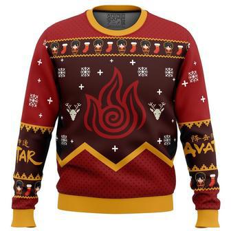 Firebenders Fire Nation Avatar Ugly Christmas Sweater, Ugly Christmas Sweater For Men Women | Favorety AU