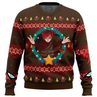 Gaara Naruto Ugly Christmas Sweater, Ugly Christmas Sweater For Men Women, ShopKetharses Shop | Favorety UK