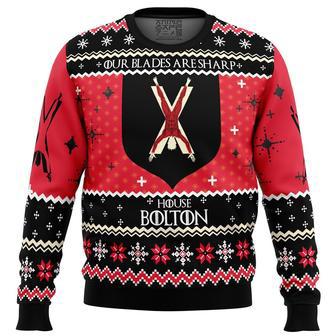 Game of Thrones House Bolton Ugly Christmas Sweater, Ugly Christmas Sweater For Men Women | Favorety DE