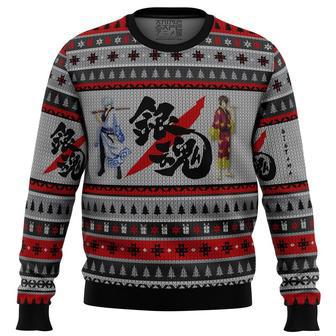 Gintama Shinsuke and Gintoki Ugly Christmas Sweater, Ugly Christmas Sweater For Men Women | Favorety DE