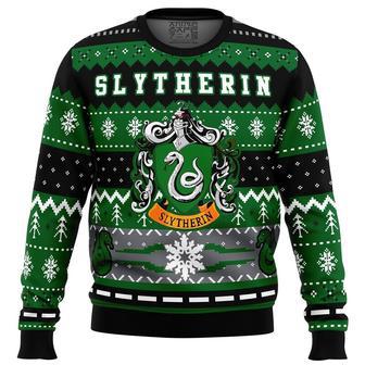 Harry Potter Slytherin House Ugly Christmas Sweater, Ugly Christmas Sweater For Men Women | Favorety AU