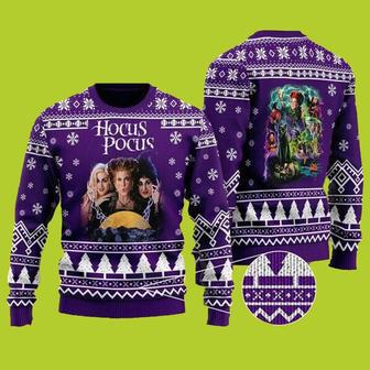 Hocus Pocus I Smell Children Christmas Ugly Sweater, Sanderson Sisters Christmas Sweatshirt | Favorety CA