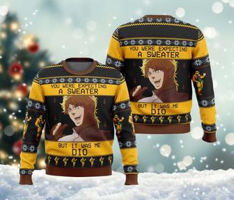 It Was Me Dio Jojo’s Bizarre Adventure Ugly Xmas Sweater, Anime Cartoon Sweatshirt | Favorety AU