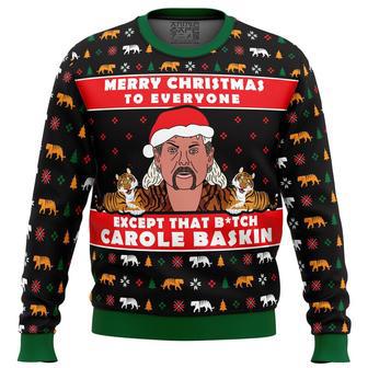 Joe Exotic Tiger King Ugly Christmas Sweater, Ugly Christmas Sweater For Men Women | Favorety