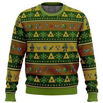 Link Adventure Legend of Zelda Ugly Christmas Sweater, Ugly Christmas Sweater For Men Women | Favorety