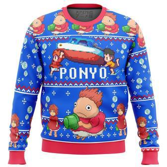 Magical PONYO Ugly Christmas Sweater, Ugly Christmas Sweater For Men Women, ShopKetharses Shop | Favorety AU