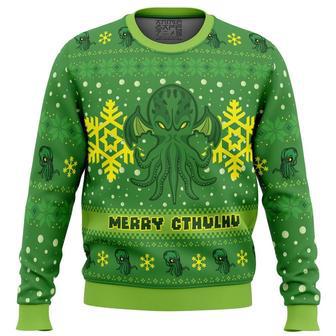 Merry Cthulhu Ugly Christmas Sweater, Ugly Christmas Sweater For Men Women, ShopKetharses Shop | Favorety UK