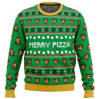 Merry Pizza Ugly Christmas Sweater, Ugly Christmas Sweater For Men Women, ShopKetharses Shop | Favorety UK