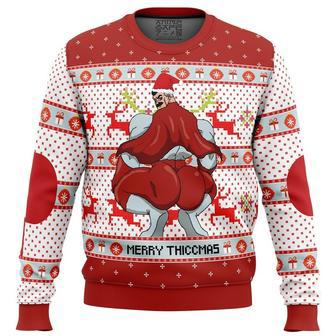 Merry Thiccmas Omni Man Invincible Ugly Christmas Sweater, Ugly Christmas Sweater For Men Women | Favorety UK