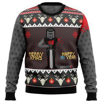 Merry Xmas and Happy Ni Year Monty Python Ugly Christmas Sweater, Ugly Christmas Sweater For Men Women | Favorety