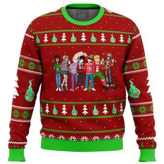 Mob Psycho 100 Holiday Ugly Christmas Sweater, Ugly Christmas Sweater For Men Women | Favorety