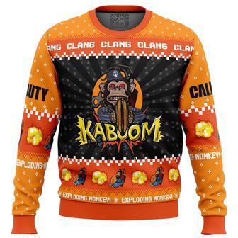 Monkey Bomb Call of Duty Ugly Christmas Sweater, Ugly Christmas Sweater For Men Women | Favorety DE