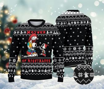 Mother Of Nightmare Ugly Christmas Sweater, Jack Skel-lington All Over Print Sweatshirt | Favorety