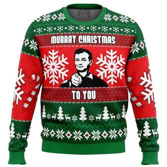 Murray Christmas Bill Murray Ugly Christmas Sweater, Ugly Christmas Sweater For Men Women | Favorety