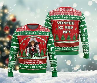 Nakatomi Plaza Christmas Party 1988 Ugly Xmas Sweater, Die Hard Christmas Movie Sweatshirt | Favorety AU