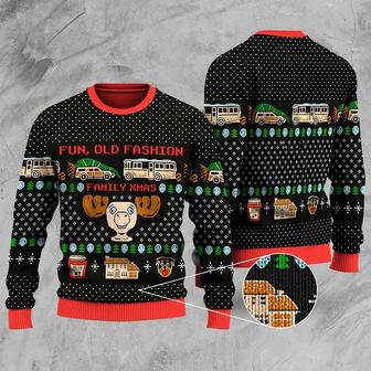 National Lampoon's Christmas Vacation Ugly Christmas Sweater Clark Griswold Ugly Xmas Sweater Fun Old Fashion Sweater Ugly Christmas Sweater - Thegiftio UK