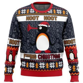 Noot Christmas Pingu Ugly Christmas Sweater, Ugly Christmas Sweater For Men Women, ShopKetharses Shop | Favorety AU