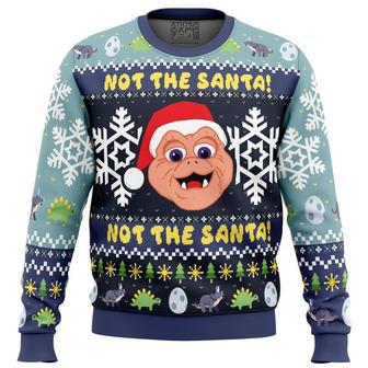 Not the Santa Dinosaurs Ugly Christmas Sweater, Ugly Christmas Sweater For Men Women | Favorety DE