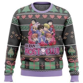 Ouran High School Alt Ugly Christmas Sweater, Ugly Christmas Sweater For Men Women | Favorety UK