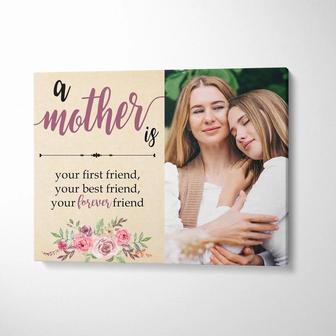Personalized Mom Canvas Print From Photo, Mother's Day Wall Art Decor Gifts, Special Gift From Daughter For Mom - Seseable