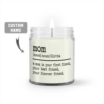 Custom Mom Definition Watercolor Candle | Mothers Day Gifts For Mom | Personalized Name Mom Candle | Seseable CA