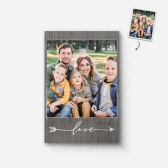 Custom Love And Happy Canvas, Custom Photo, Home Living, Anniversary Gift Idea, Personalized Photo Canvas | Seseable CA