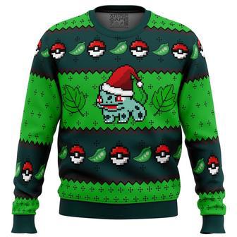 Pokemon Bulbasaur Ugly Christmas Sweater, Ugly Christmas Sweater For Men Women, ShopKetharses Shop | Favorety CA