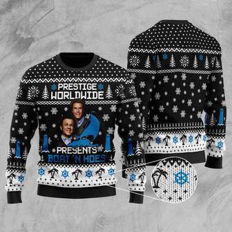 Prestige Worldwide Presents Boat'n Hoes Ugly Christmas Sweater, Ugly Christmas Sweatshirt | Favorety AU