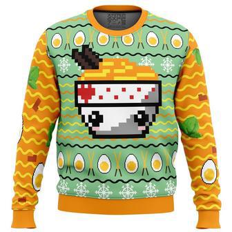 Ramen Ugly Christmas Sweater, Ugly Christmas Sweater For Men Women, ShopKetharses Shop | Favorety