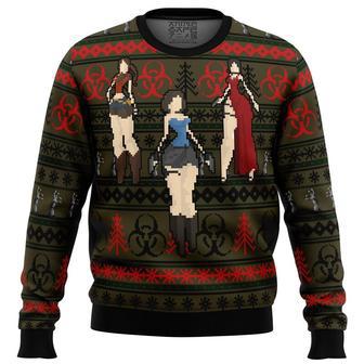 Resident Evil Ugly Christmas Sweater, Ugly Christmas Sweater For Men Women, ShopKetharses Shop | Favorety