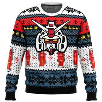 RX 78 Gundam Ugly Christmas Sweater, Ugly Christmas Sweater For Men Women, ShopKetharses Shop | Favorety DE