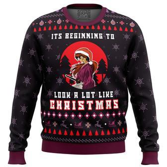 Samurai X Its Beginning To Look a Lot Like Christmas Ugly Christmas Sweater, Ugly Christmas Sweater For Men Women | Favorety DE