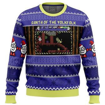 Santa of the Yolkfolk A Dizzy Prince of the Yolkfolk Ugly Christmas Sweater, Ugly Christmas Sweater For Men Women | Favorety UK